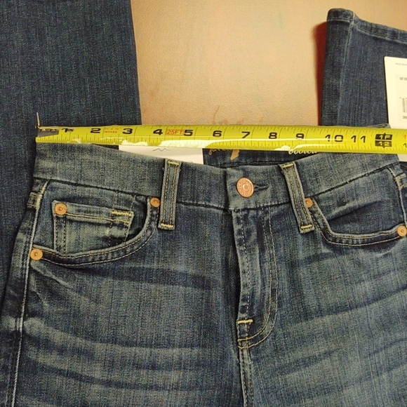 7 For All Mankind Tailorless Kimmie Bootcut Jeans NWOT - Picture 9 of 12